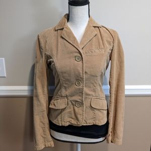 Aeropostale brushed suede jacket. Camel colored. Small